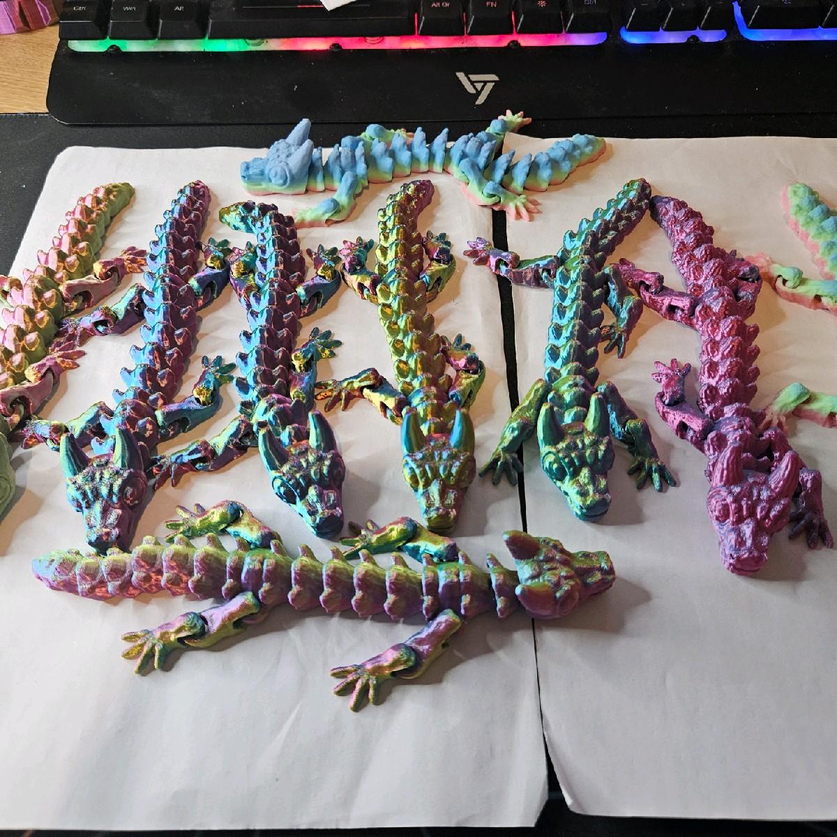 3D Articulated Baby Bull Dragon - Classic Toy Figure, ADHD/Autism, stress relief. fidgetstoys - Image 5