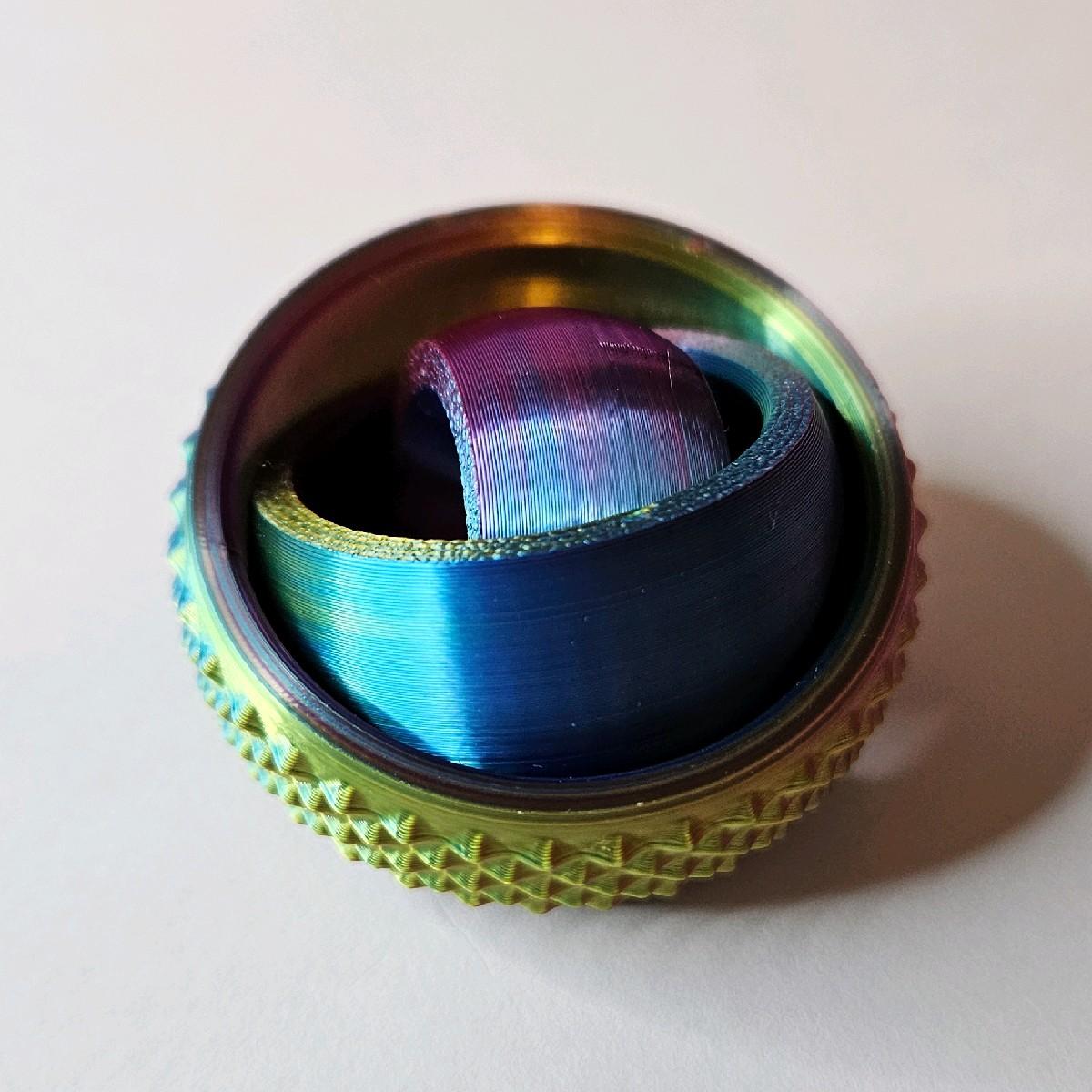 Gyro Fidget Spinner, 3D Printed, Multicolour, Ideal for Autism and ADHD fidgetstoys - Image 5